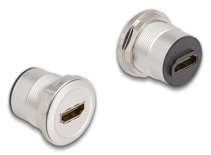 Delock Hdmi Einbaubuchse 8k 60 Hz Aluminium
