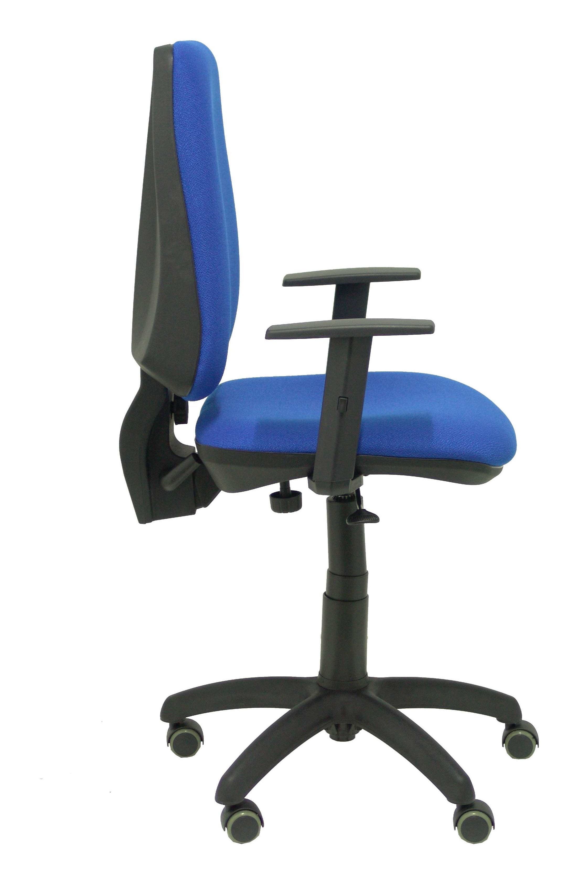 Silla Elche Cp Bali Azul Brazos Regulables Ruedas