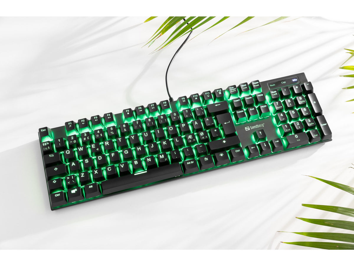 EAN 5705730640292 - Sandberg 640-29 teclado Juego USB QWERTY Nórdico Negro imagen 3