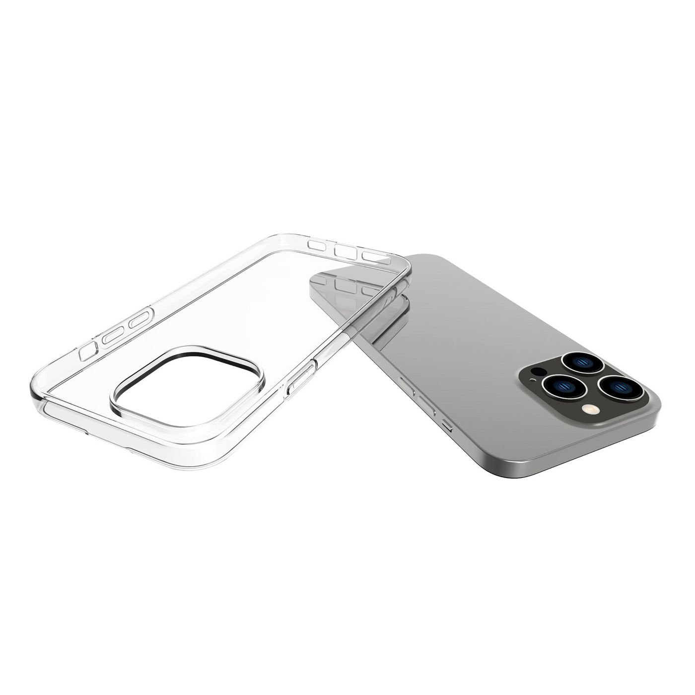 Estuff Es67100008-Bulk Funda Para Iphone 14 Pro Max (6.7") Transparente