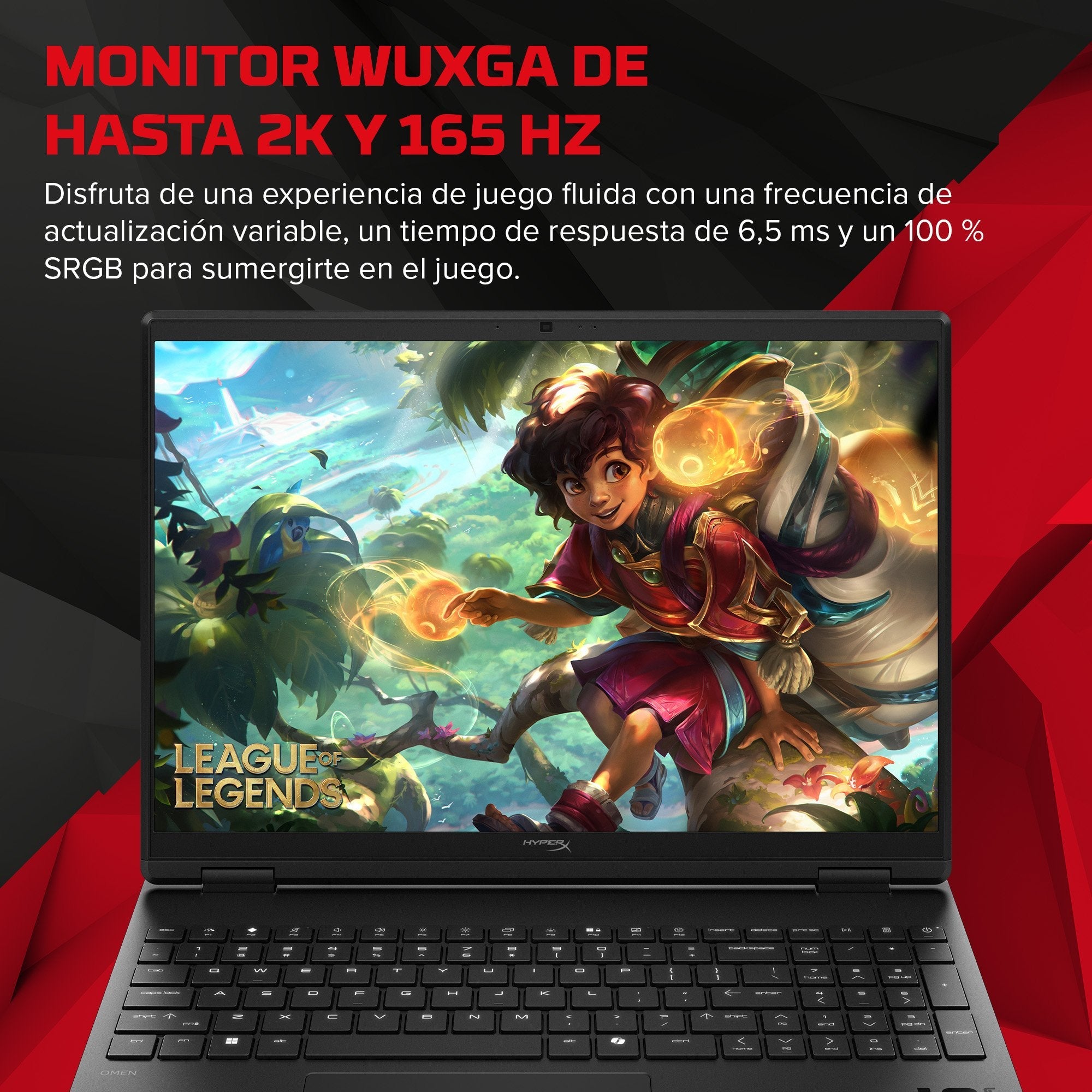 EAN 0821844741788 - HP HyperX OMEN 15 inch Gaming Laptop PC 15-gb0016ns AMD Ryzen™ 7 260 38,9 cm (15.3") 2K 24 GB DDR5-SDRAM imagen 7
