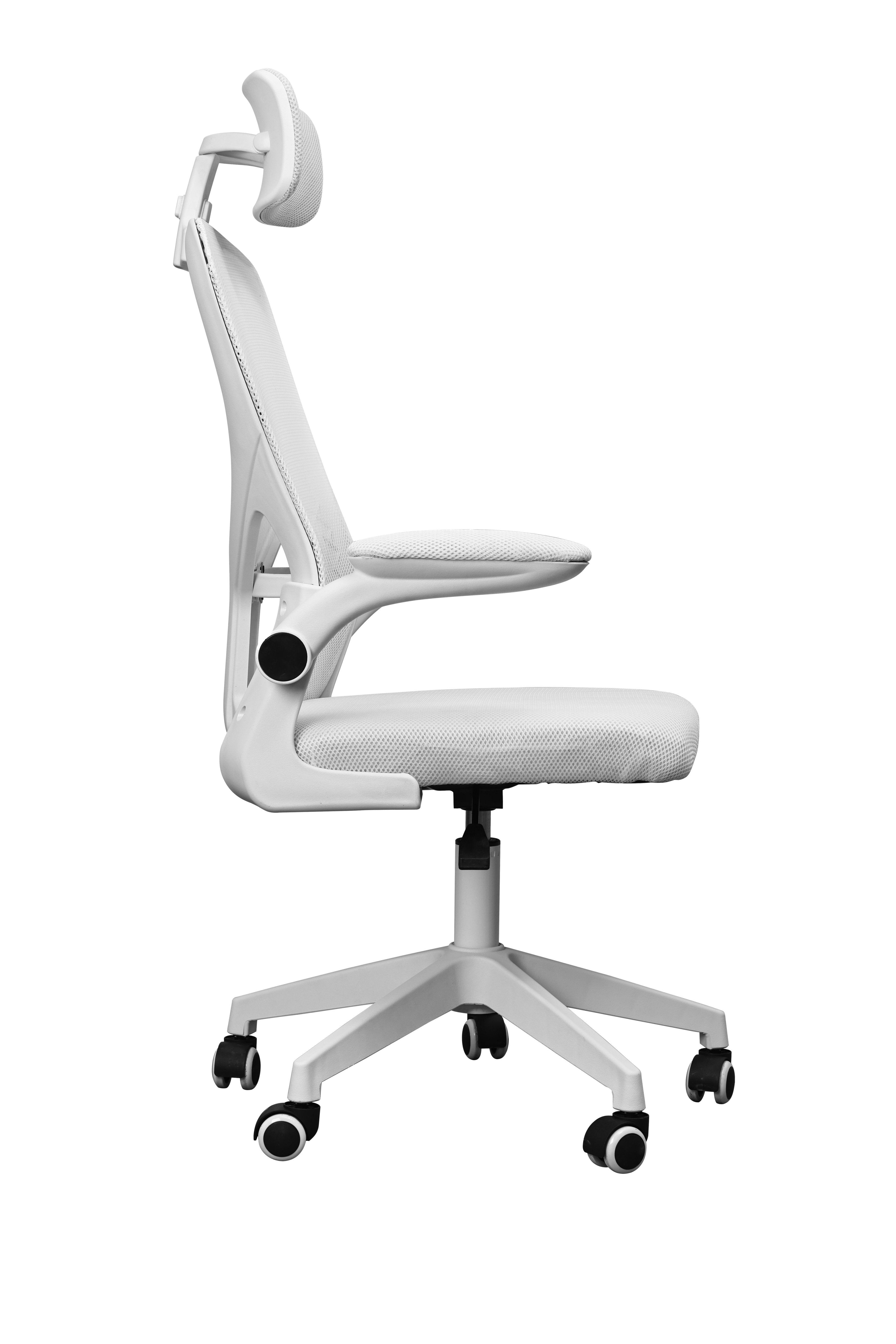 Silla Mgc-Ergo Plus Blanco Mars Gaming Reposabrazos Plegables /Pistón Clase 3/ Soporte Lumbar Dinámico Adaptable/ Peso Máximo 120kg/ Malla Transpirable