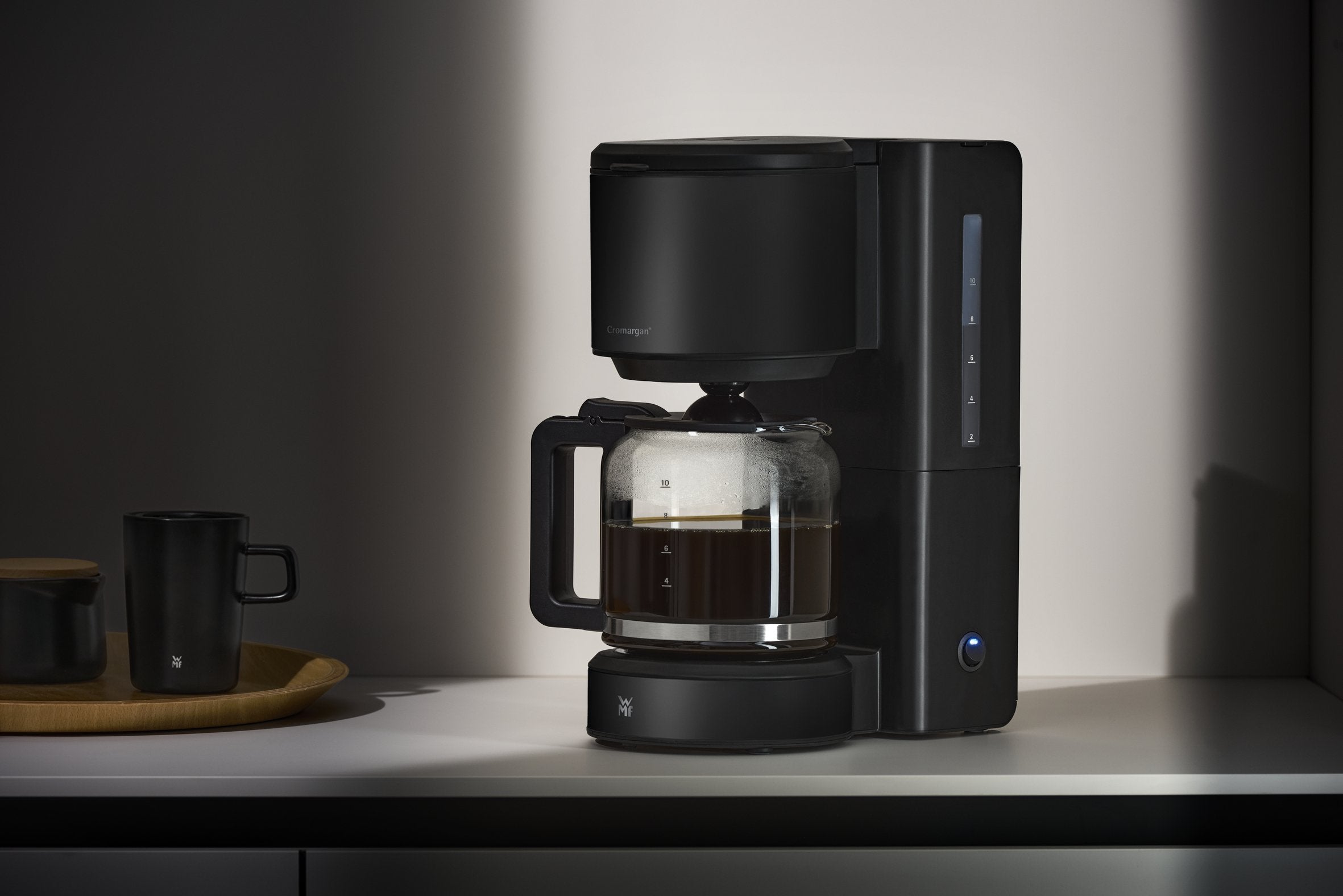 Wmf Stelio Kaffeemaschine Glas Deep Black