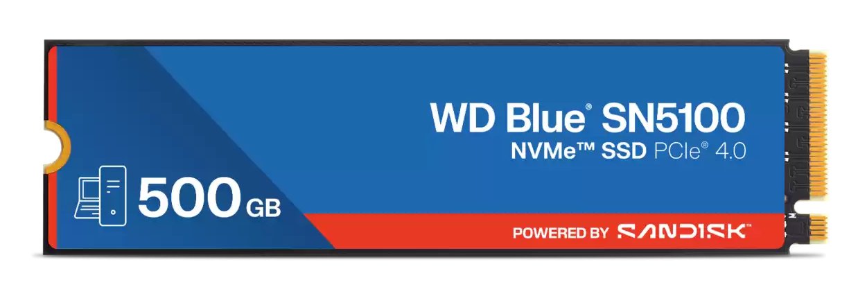 EAN 718037906287 - Western Digital WD Blue SN5100 500 GB M.2 PCI Express 4.0 NVMe QLC 3D NAND imagen 1