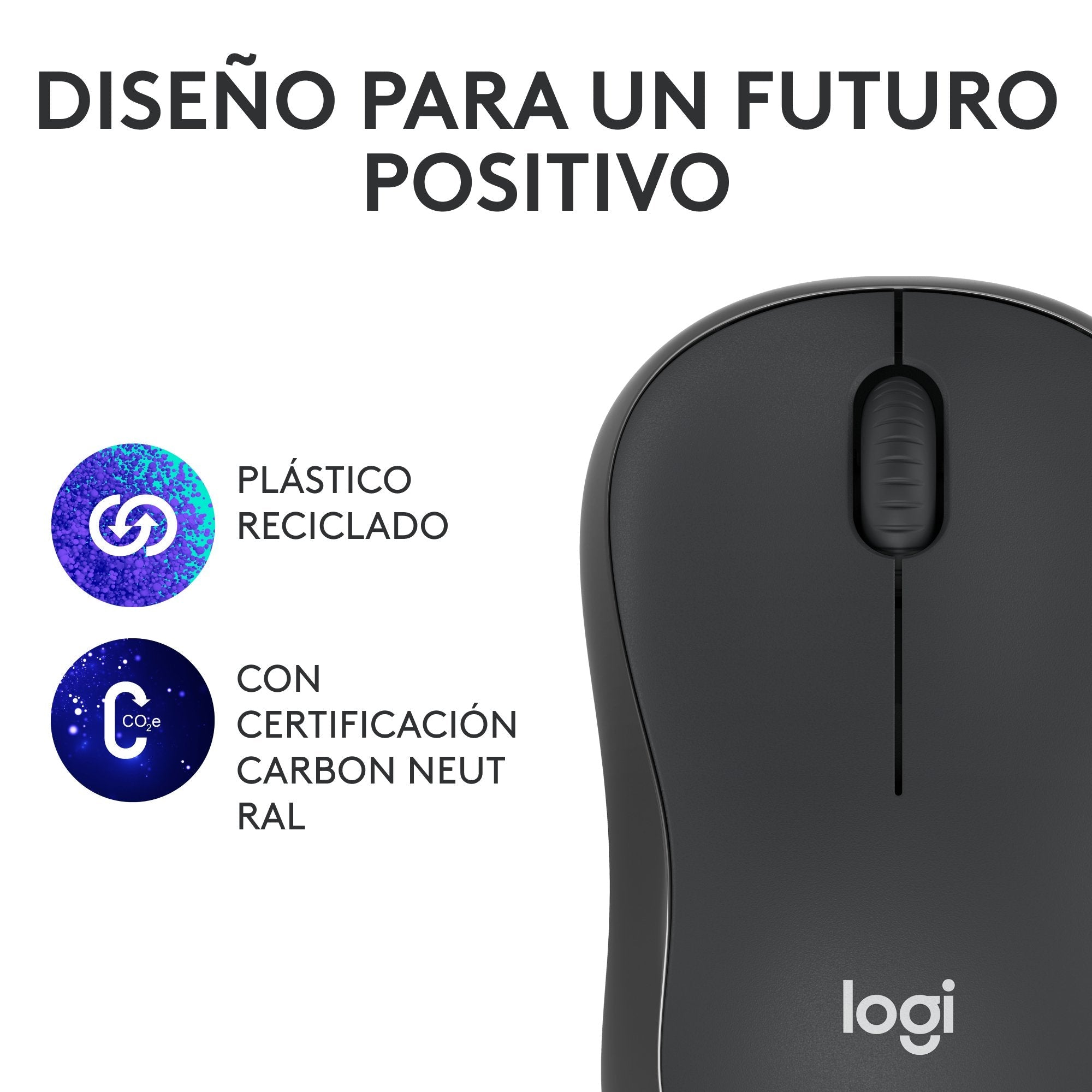 Ratón Logitech M240 Silent Ambidextro Bluetooth Graphite 910-007119