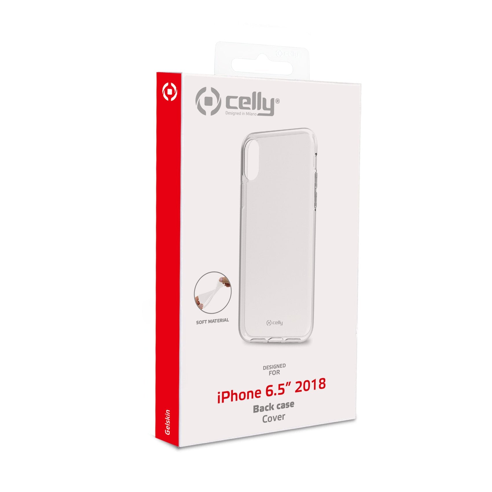 Celly Gelskin Funda Para Teléfono Móvil 16,5 Cm (6.5") Transparente