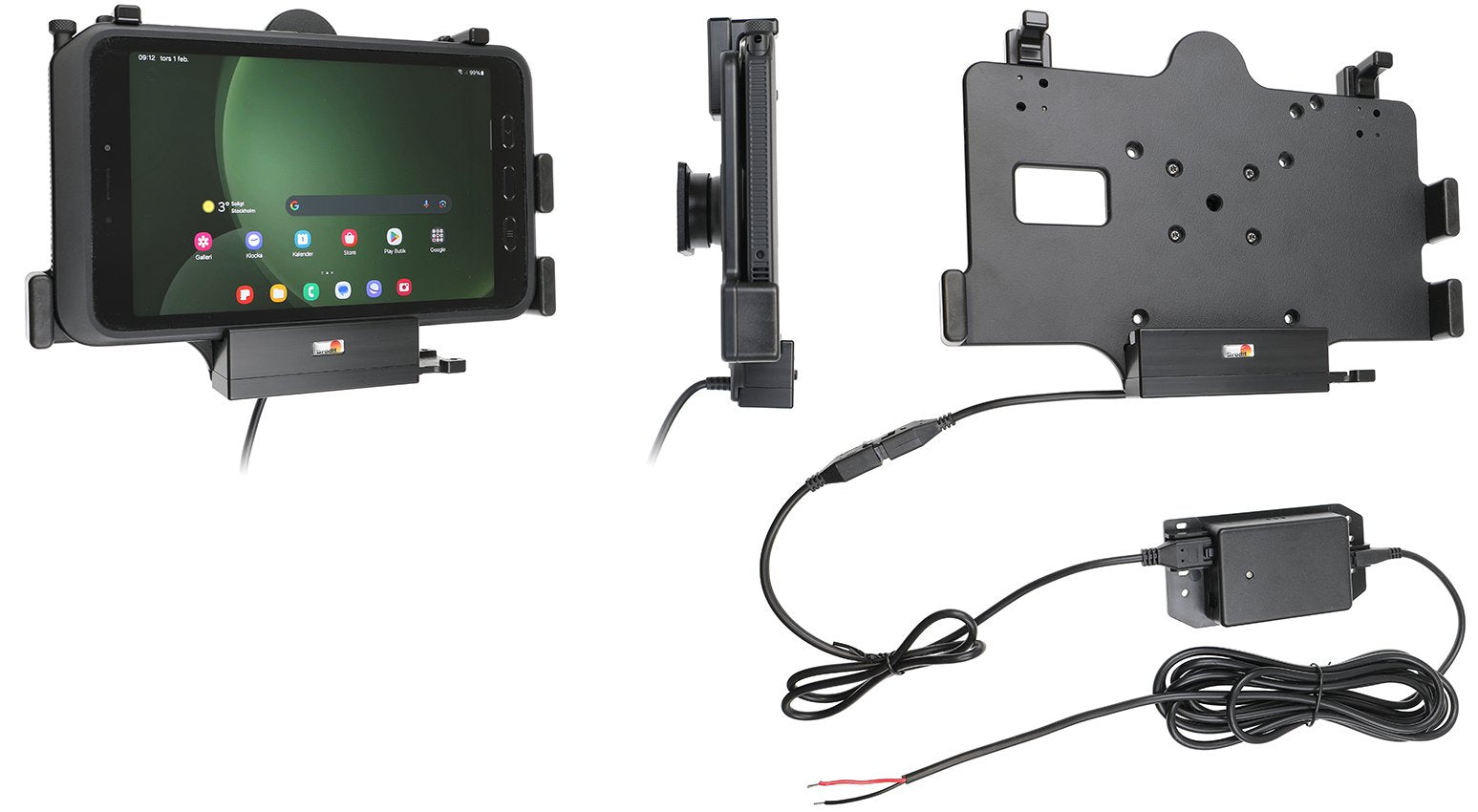 EAN 7320287133875 - Brodit 713387 soporte Soporte activo para teléfono móvil Tablet/UMPC Negro imagen 1