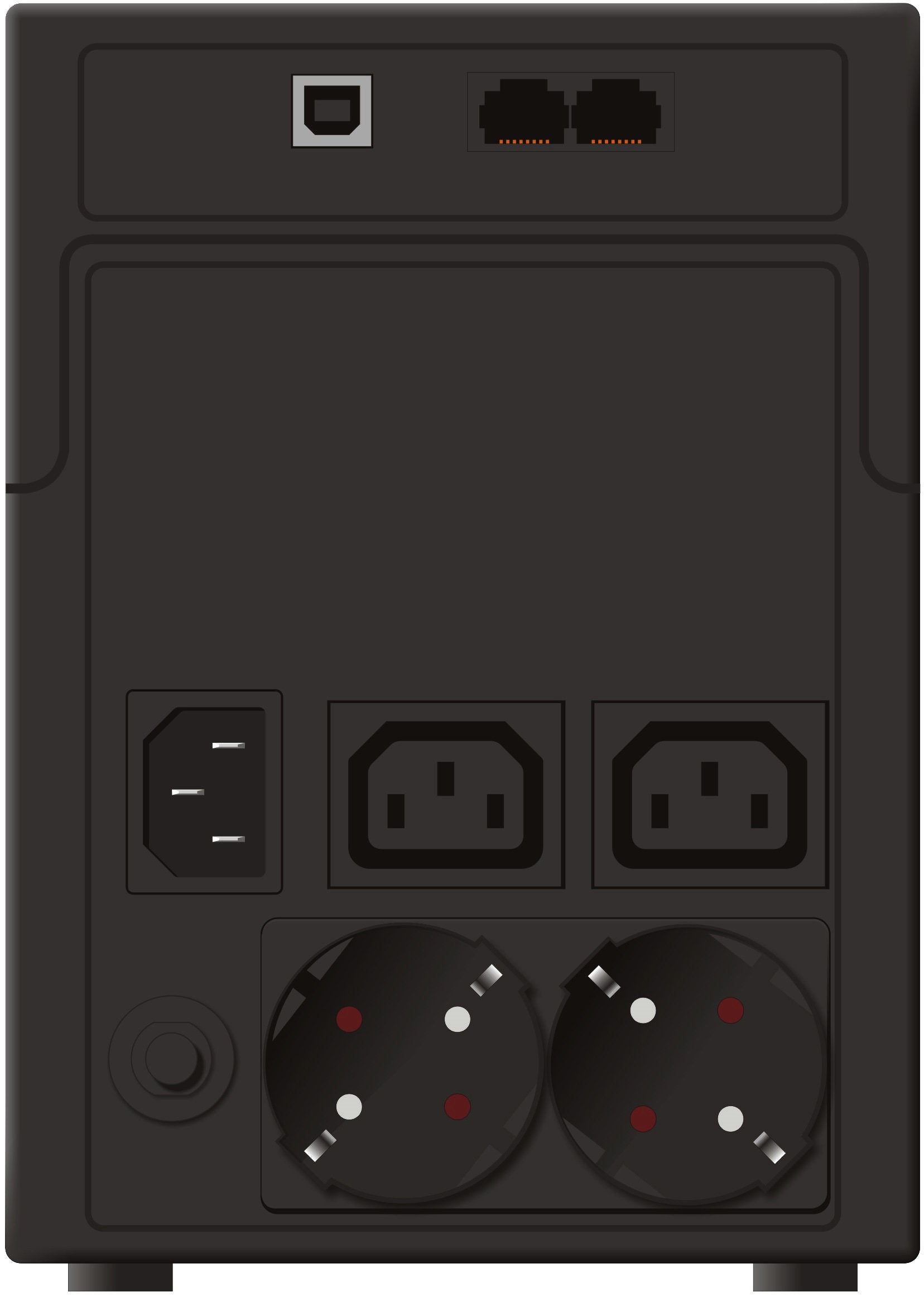 EAN 4260074976496 - PowerWalker VI 1200 SHL Schuko sistema de alimentación ininterrumpida (UPS) Línea interactiva 1,2 kVA 600 imagen 4