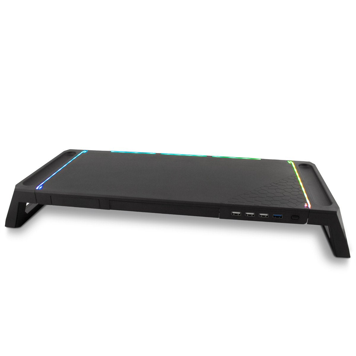 Elevador Soporte De Monitor Deep Gaming Con Hub Usb