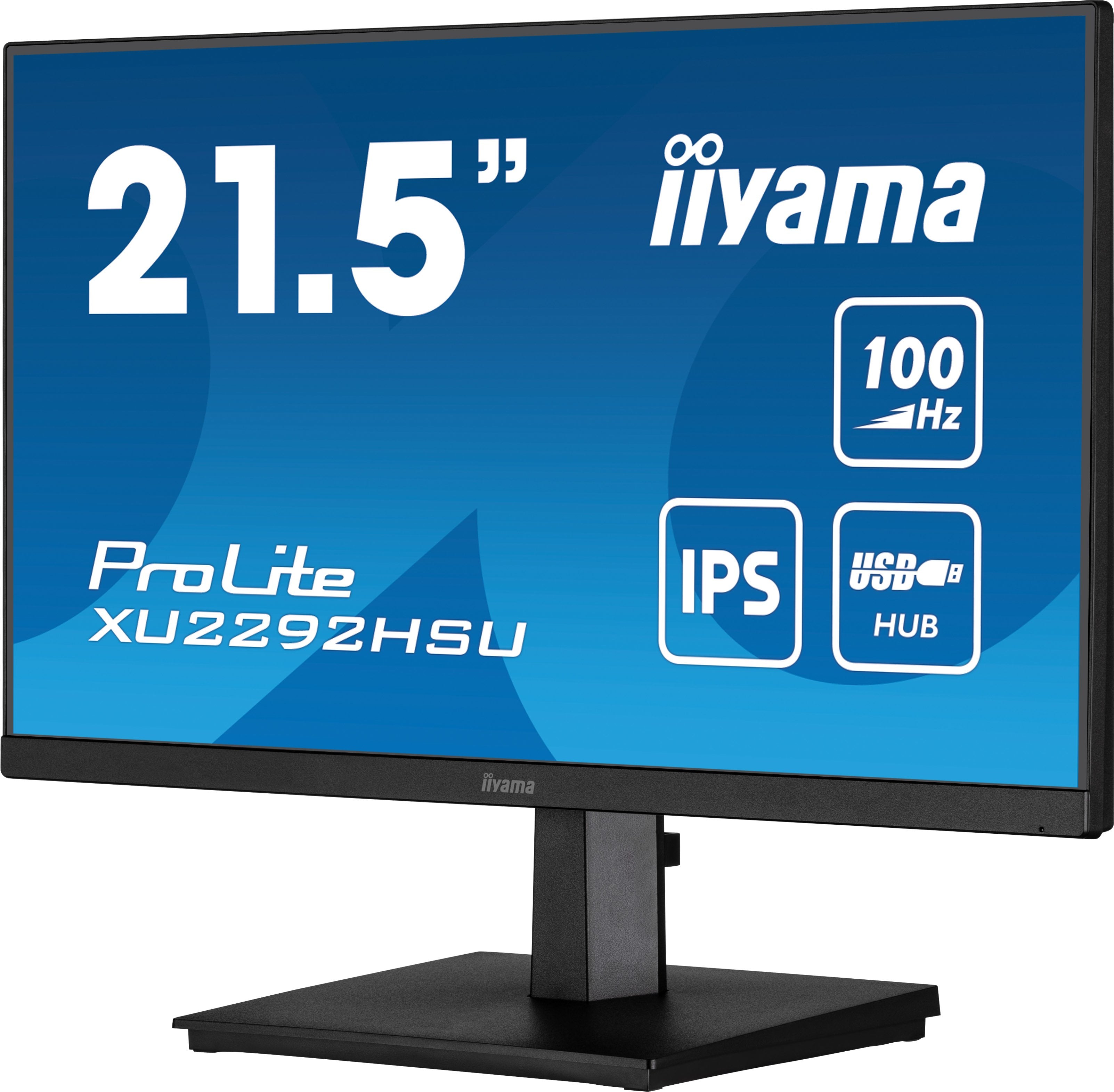 Monitor Iiyama Tft Xu2292hsu 54.6cm Ips 21.5'' 1920x1080 Hdmi Dp 4xusb-Hub