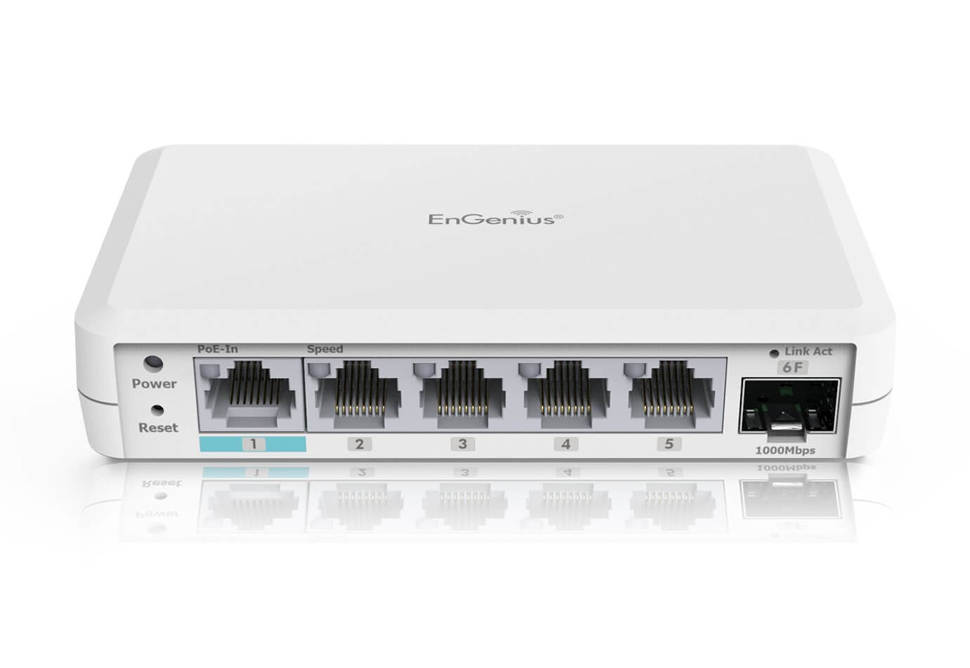 EAN 4711488350070 - EnGenius EXT1106 switch L2 Gigabit Ethernet (10/100/1000) Energía sobre Ethernet (PoE) Blanco imagen 1