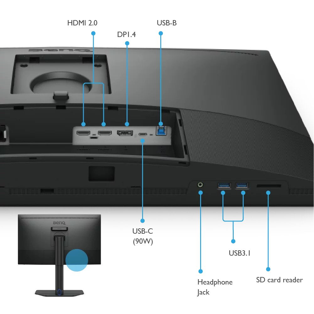 EAN 4718755097409 - BenQ SW272QN pantalla para PC 68,6 cm (27") 2560 x 1440 Pixeles Wide Quad HD LED Negro imagen 6