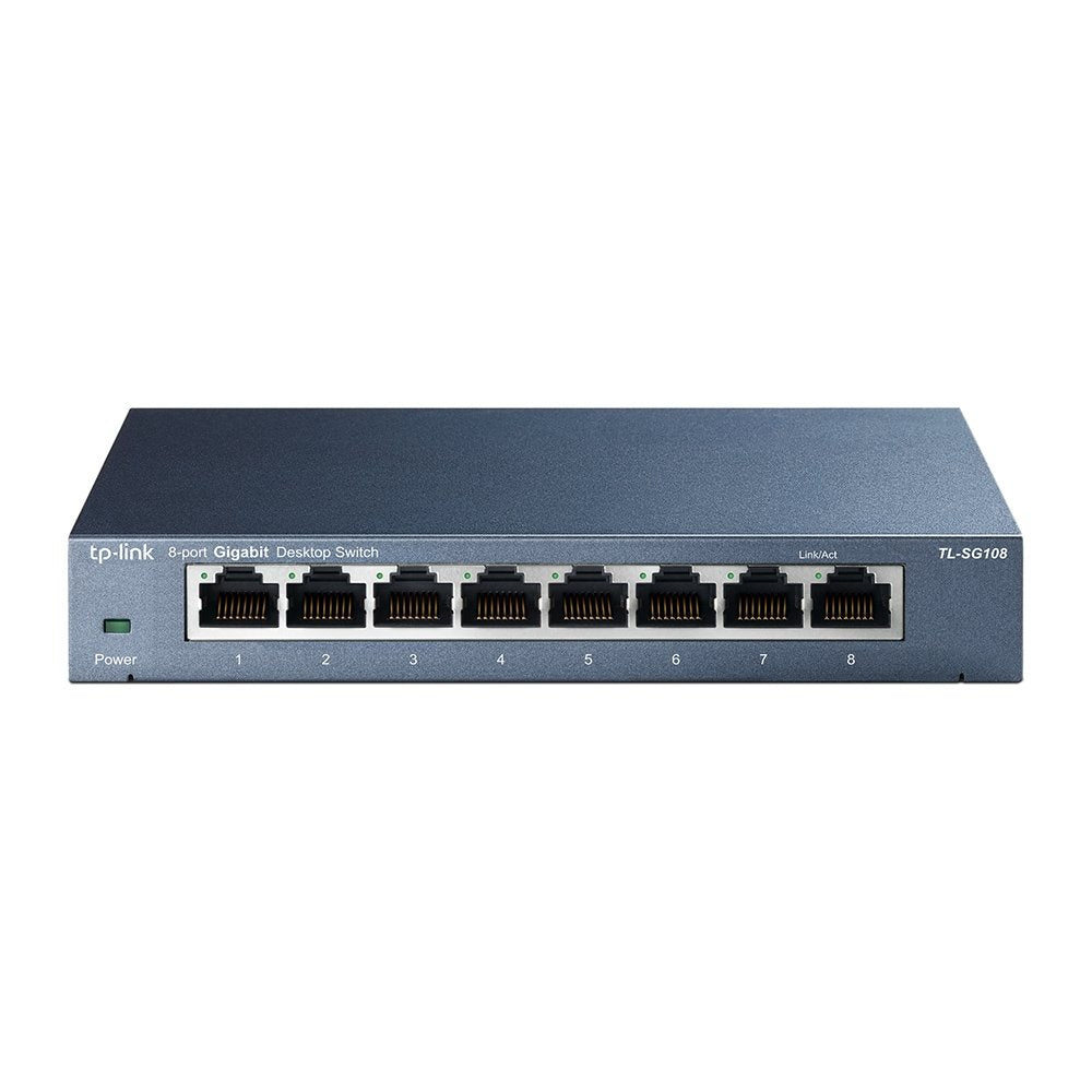EAN 6935364098117 - TP-Link TL-SG108 No administrado Gigabit Ethernet (10/100/1000) Negro imagen 1