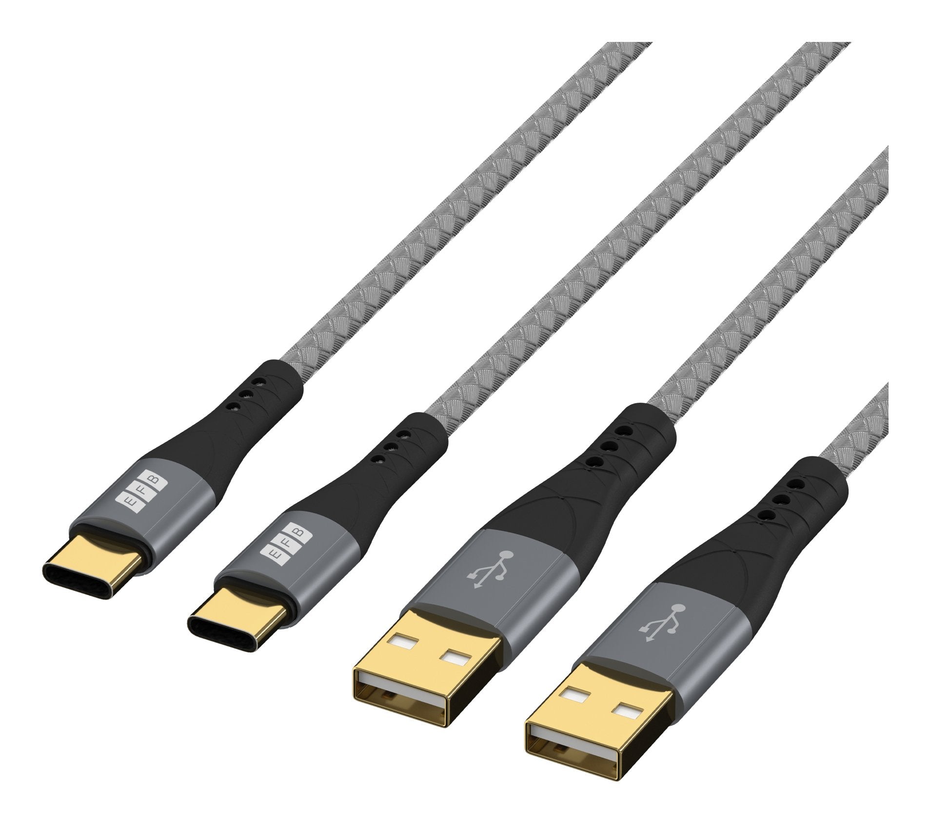 EAN 4049759325060 - EFB Elektronik USB-AC-00006 cable USB USB 2.0 1 m USB A USB C Negro, Gris imagen 3