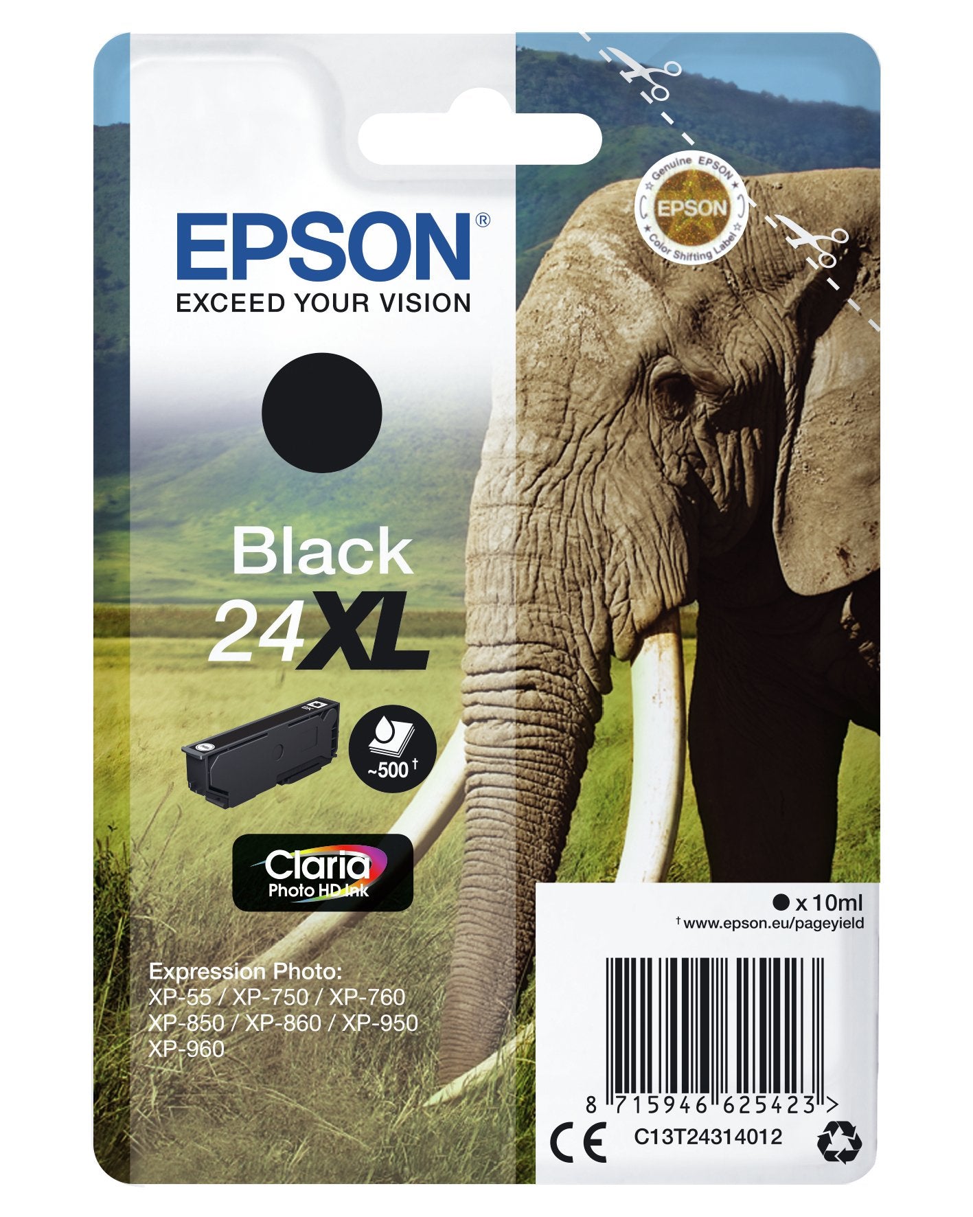 Tinta Claria 24 Negra Xl Bl
