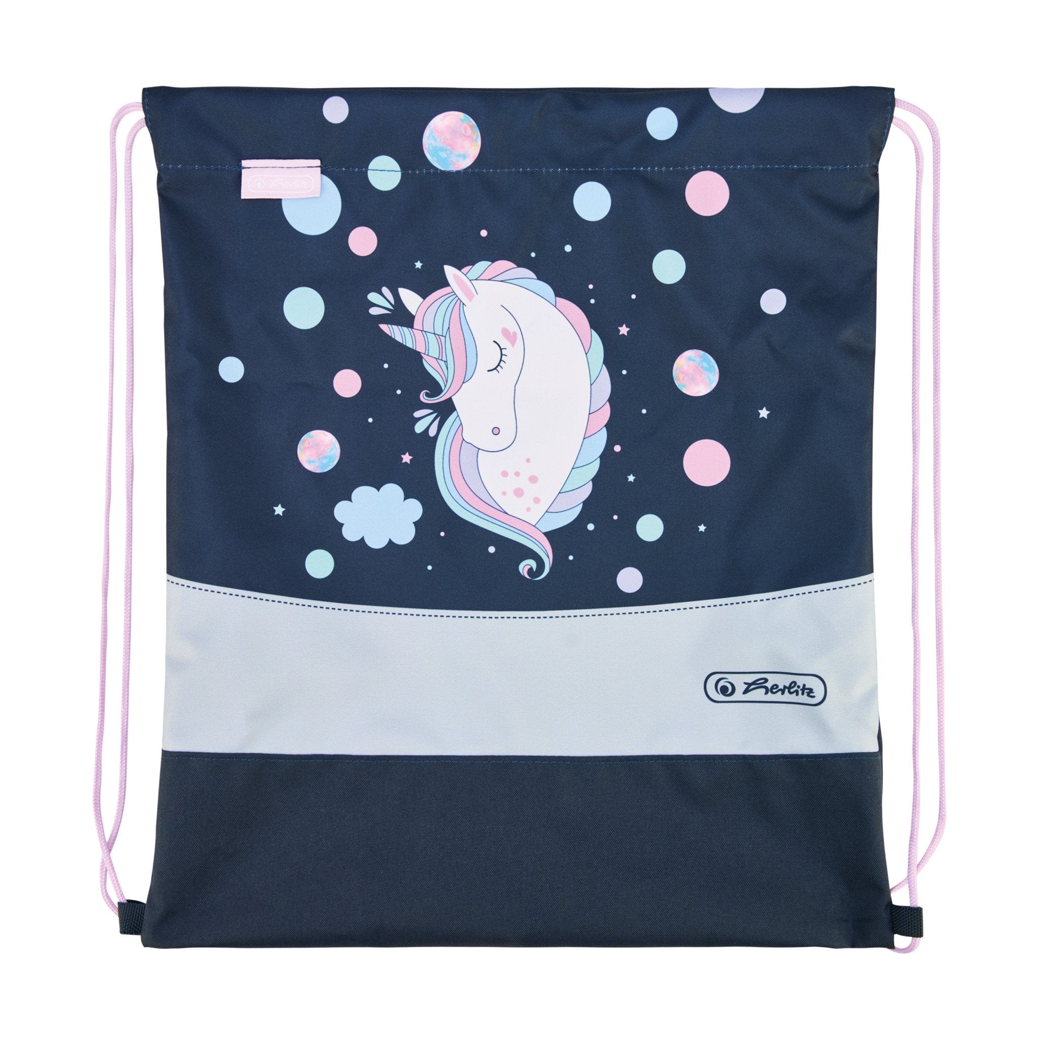 EAN 4008110396880 - Herlitz Loop Plus Unicorn Dreams juego de mochila escolar Chica Poliéster Azul oscuro, Rosa imagen 16