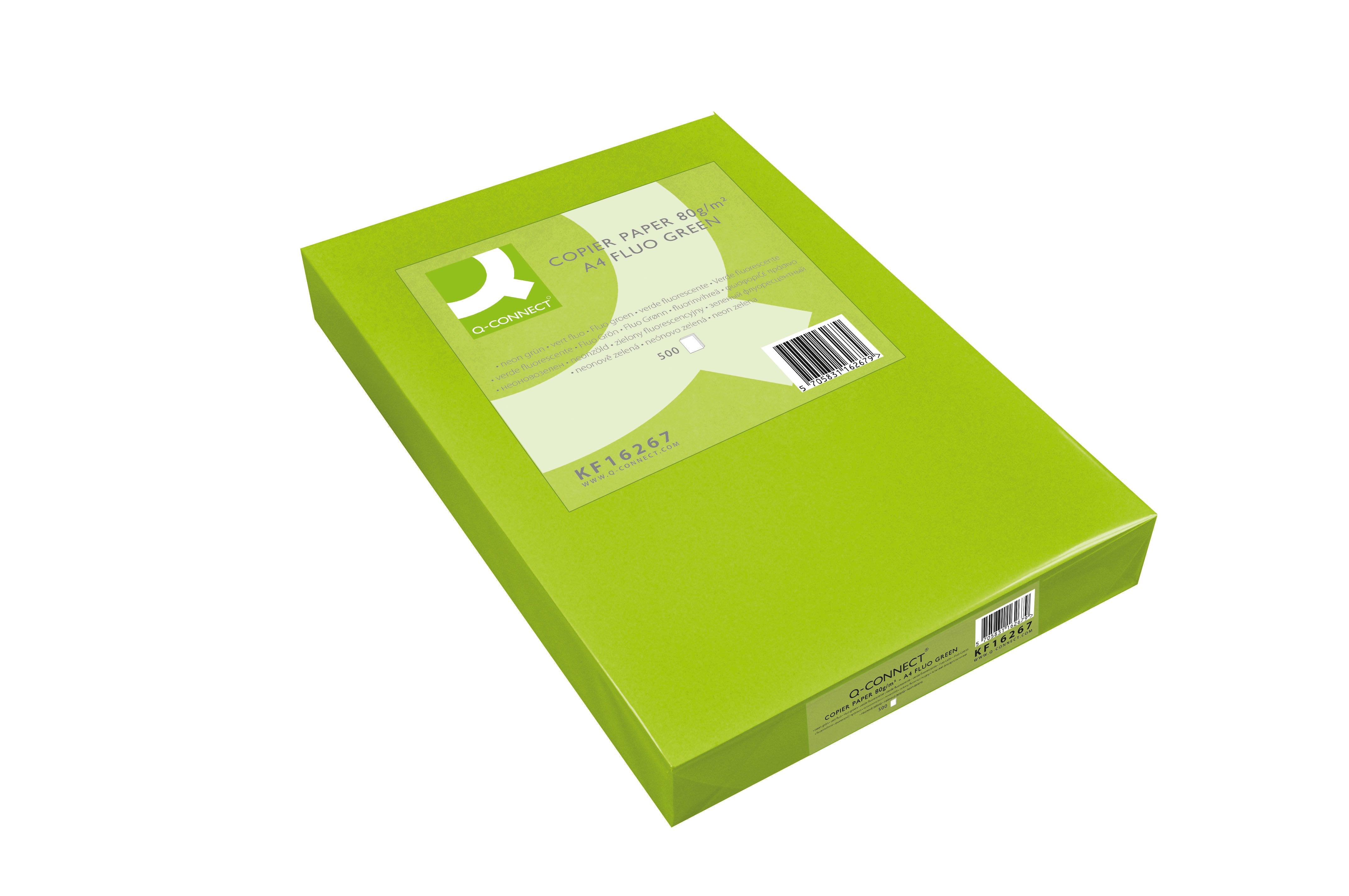 EAN 5705831162679 - Q-CONNECT KF16267 papel para impresora de inyección de tinta A4 (210x297 mm) Amarillo imagen 1