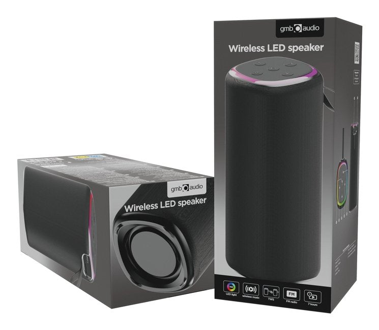 EAN 8716309132619 - Gembird GMB Audio SPK-BT-LED-08L altavoz portátil o de fiesta Altavoz portátil estéreo Negro 10 W imagen 8