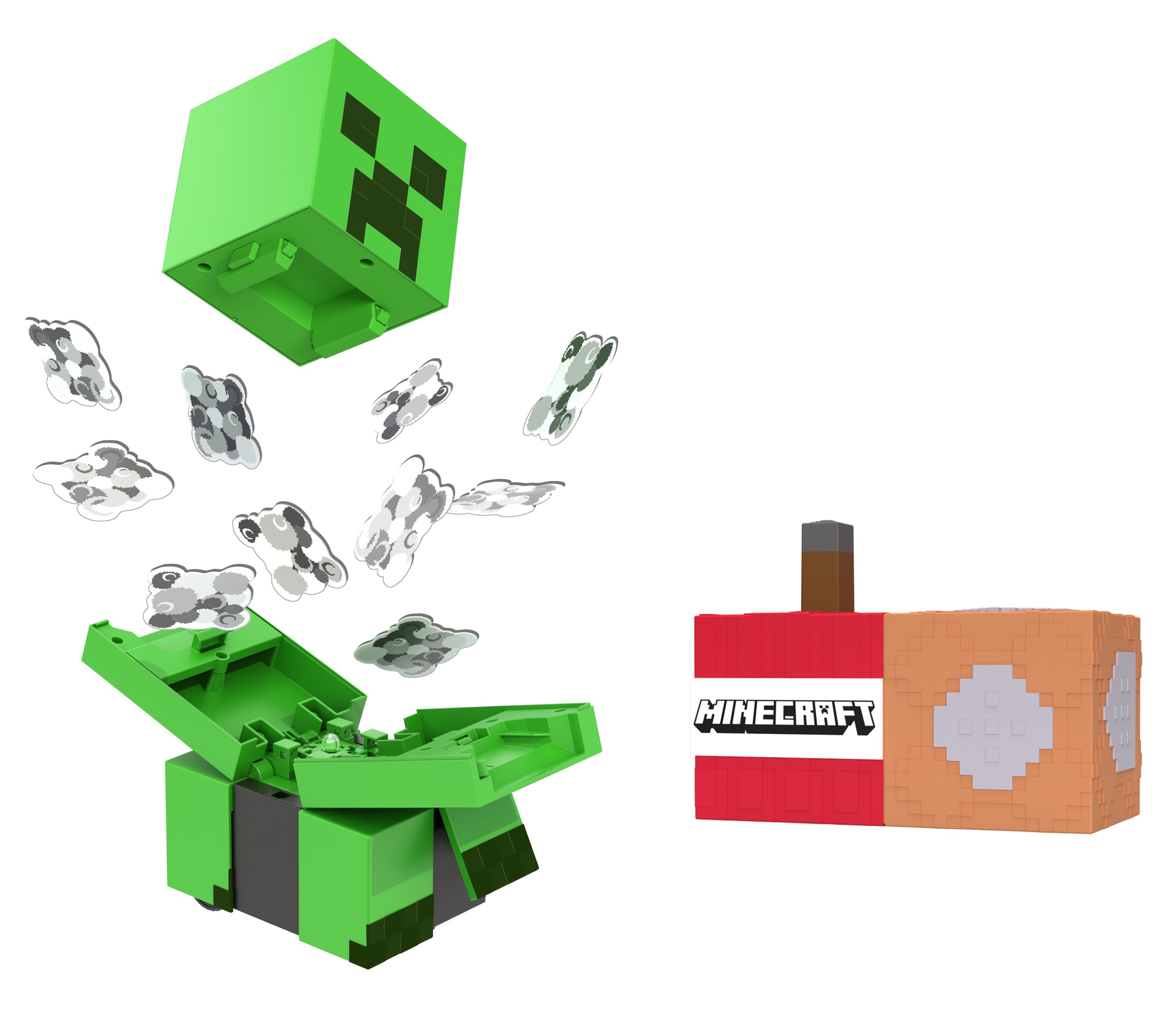 Mattel Minecraft Explosión Control Remoto Creeper Figura De Juguete Hrr48