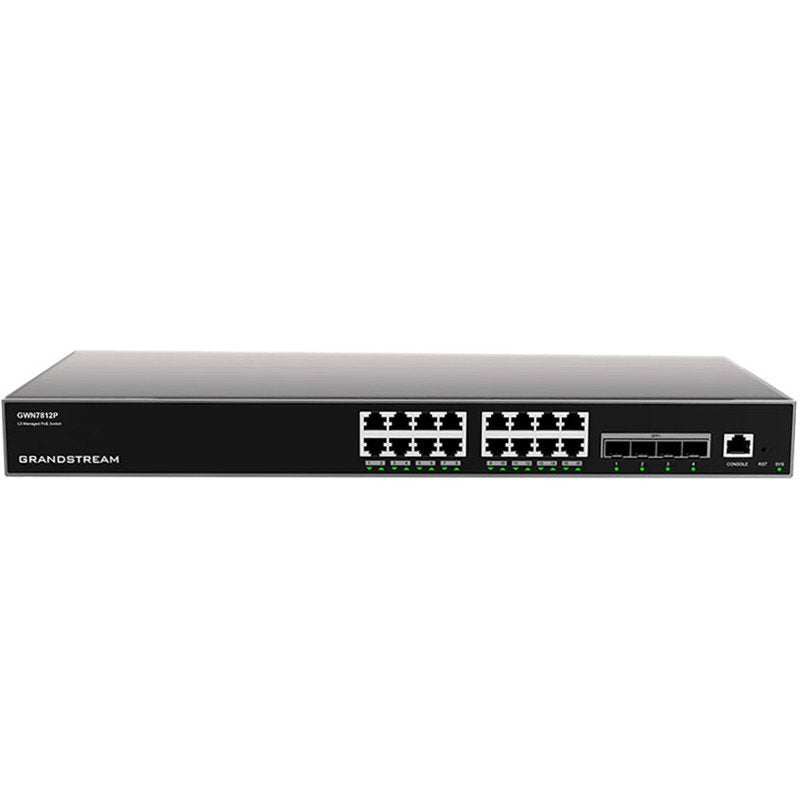 EAN 6947273704072 - Grandstream Networks GWN7812P switch Gestionado L3 Gigabit Ethernet (10/100/1000) Energía sobre Ethernet imagen 1