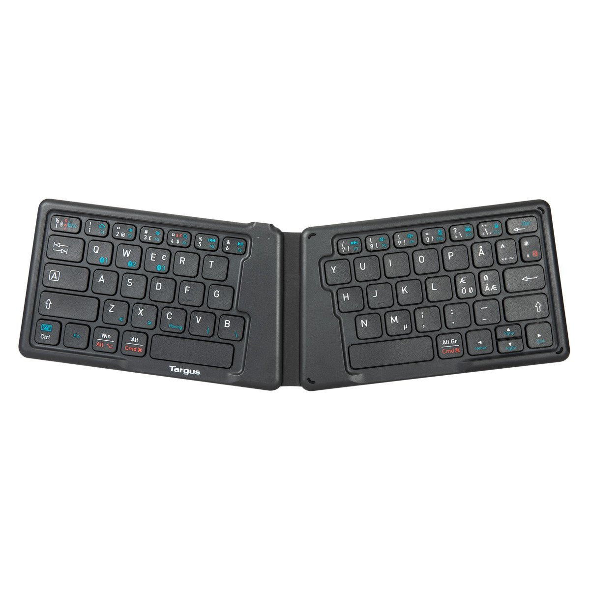 Targus Akf003no Teclado Bluetooth Qwerty Nórdico Negro