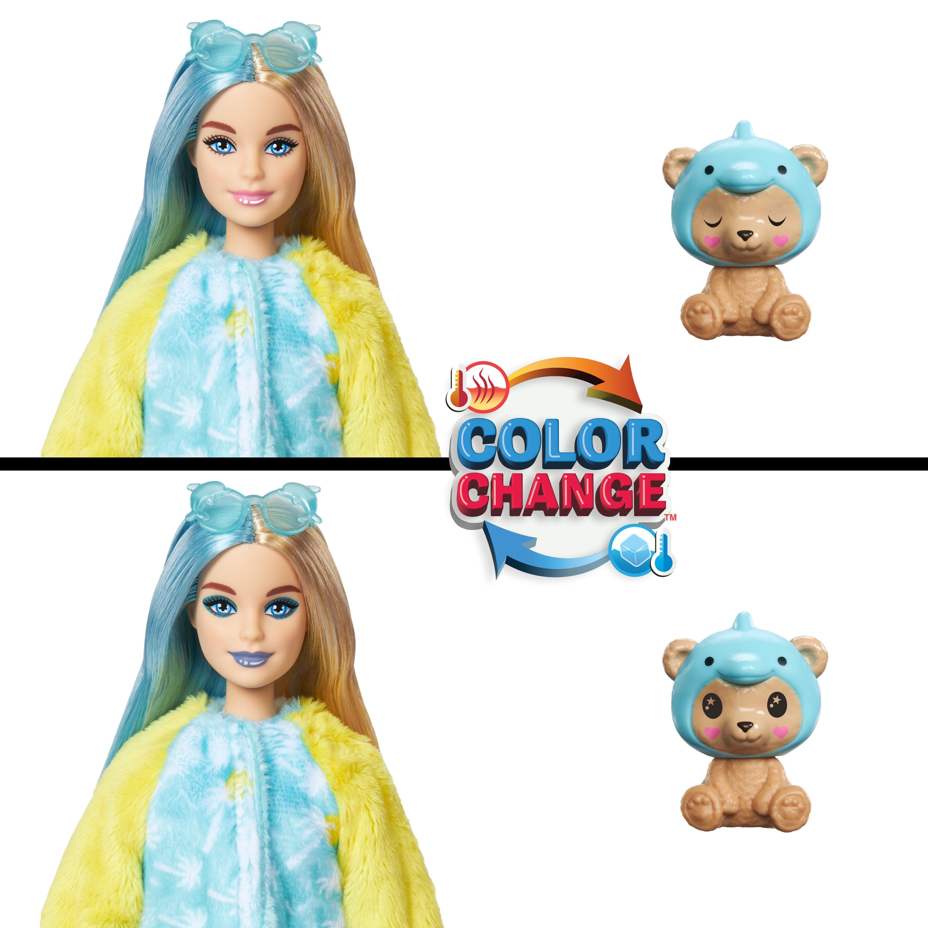 Muñeca Chelsea Cutie Reveal Serie Disfraces Osito Delfin Barbie
