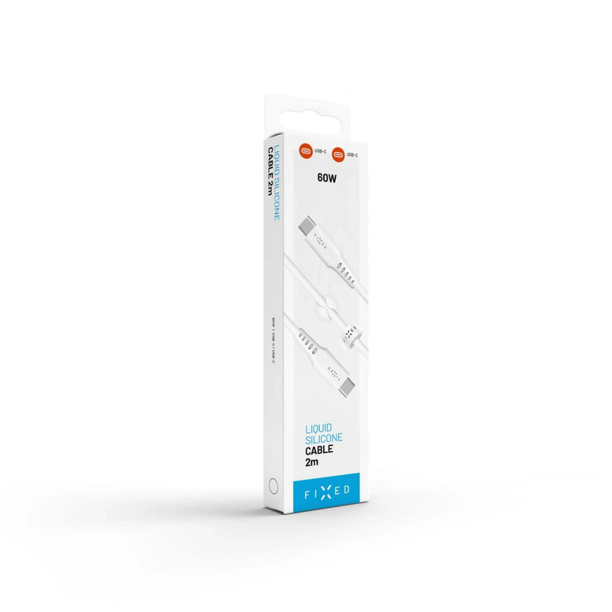 EAN 8591680147304 - FIXED FIXDLS-CC2-WH cable USB USB 2.0 2 m USB C 4,8 Gbit/s Blanco imagen 8