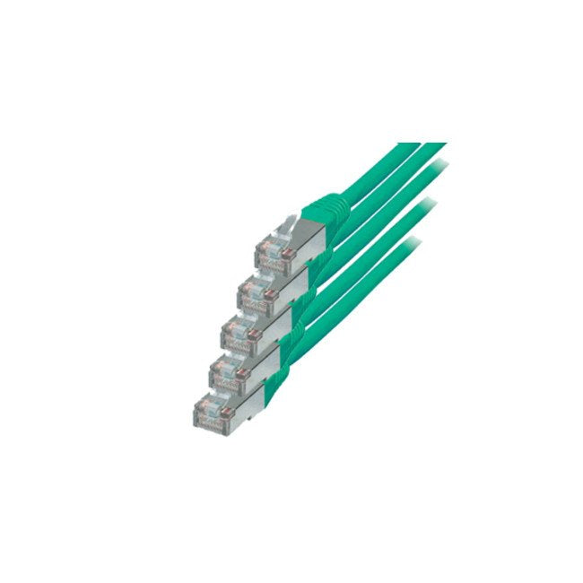 EAN 4017538063601 - S/CONN RJ45-RJ45, m-m, 1m cable de red Verde Cat6 S/FTP (S-STP) imagen 1