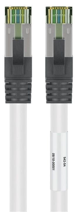 Goobay 55124 Cable De Red 1 M Cat8.1 S/Ftp (S-Stp) Blanco