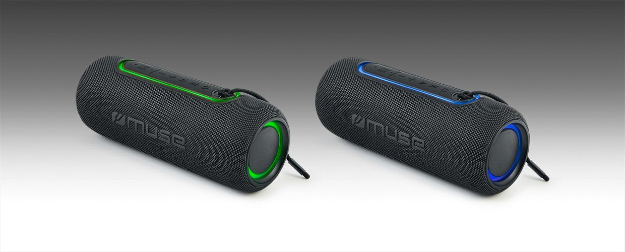 Altavoz Bluetooth Muse M780bt Negro 20wat Usb-Mp3 Iluminacion Rgb 10h Bat Usb-C