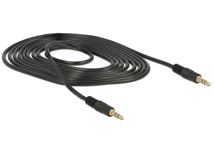 Delock Klinkencable 3,5 Mm 3 Pin Stecker > Stecker 2 M Schwarz