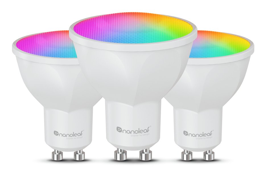 Nanoleaf Essentials Matter Wlan Smart Bulb Gu10 - 3pk