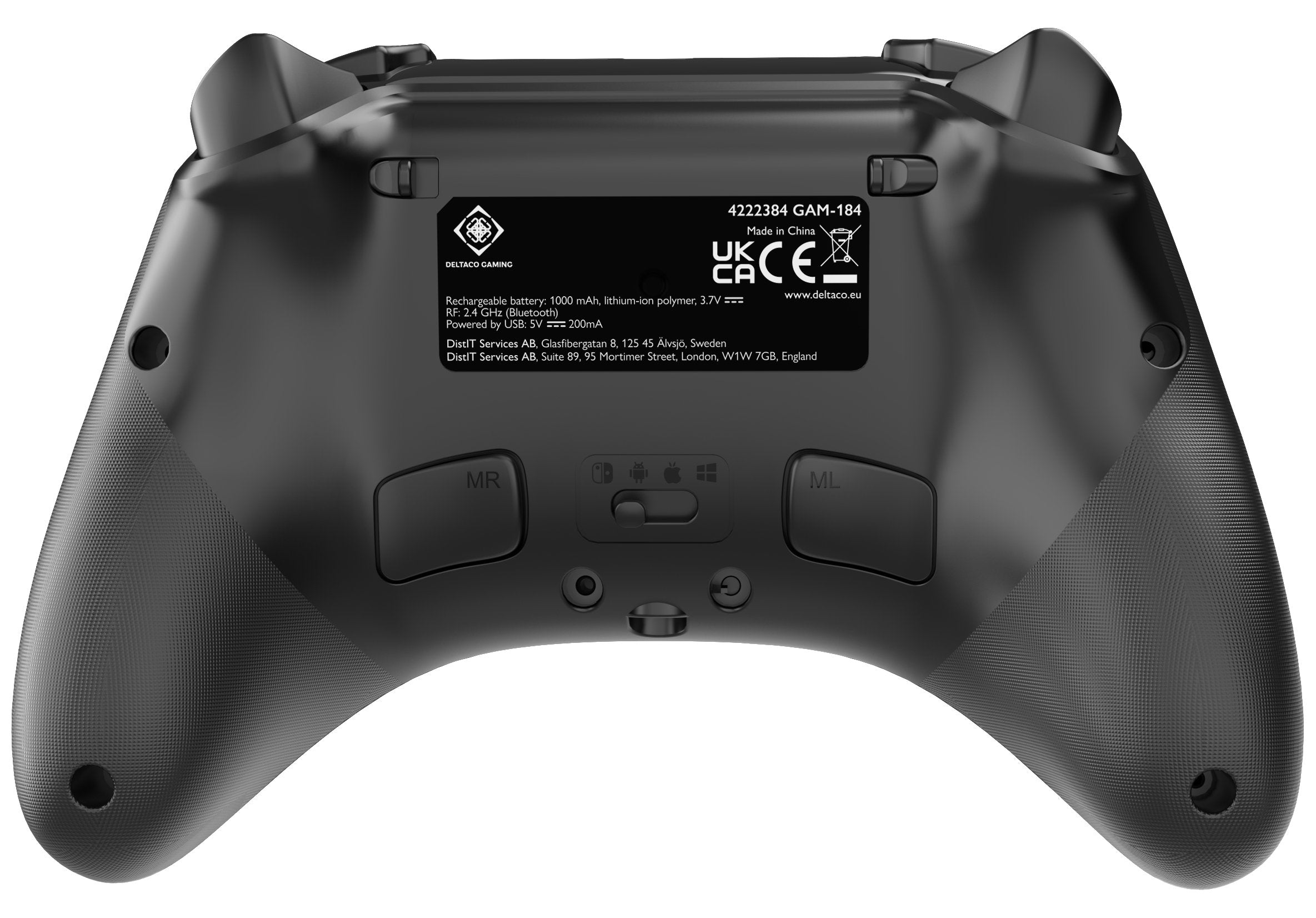Deltaco Wireless 3-In-1 Pc Controller 2.4g Bt