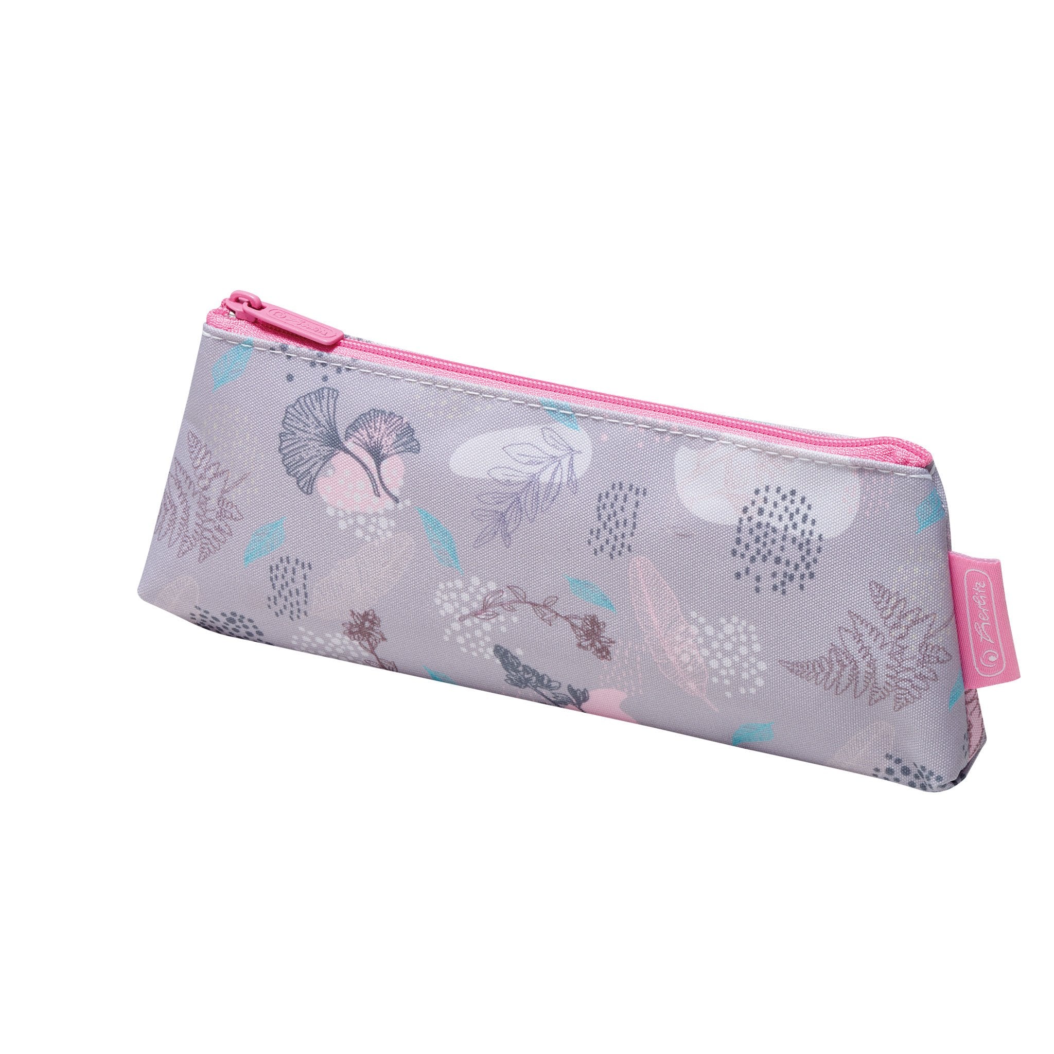 EAN 4008110258980 - Herlitz Delicate Gingko Estuche suave Poliéster Rosa, Púrpura imagen 1