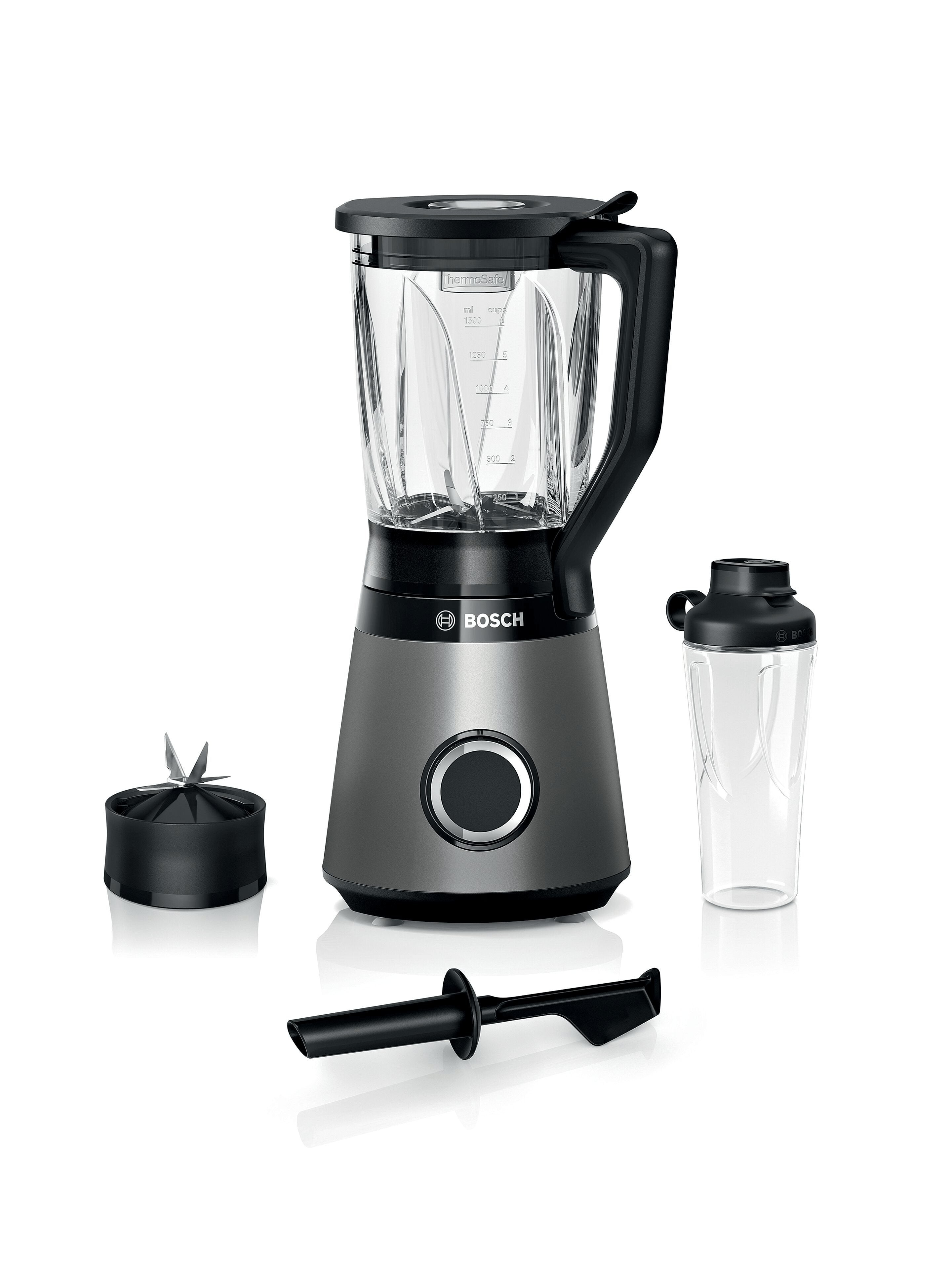 Bosch Mmb6174s Batidora Batidora De Varillas 1200 W Negro, Metálico, Transparente