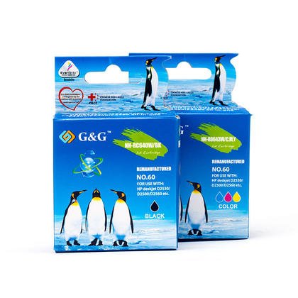 Tinta Generica G&G Hp 300xl Color Remanufacturado Reemplaza Cc643ee/Cc644ee