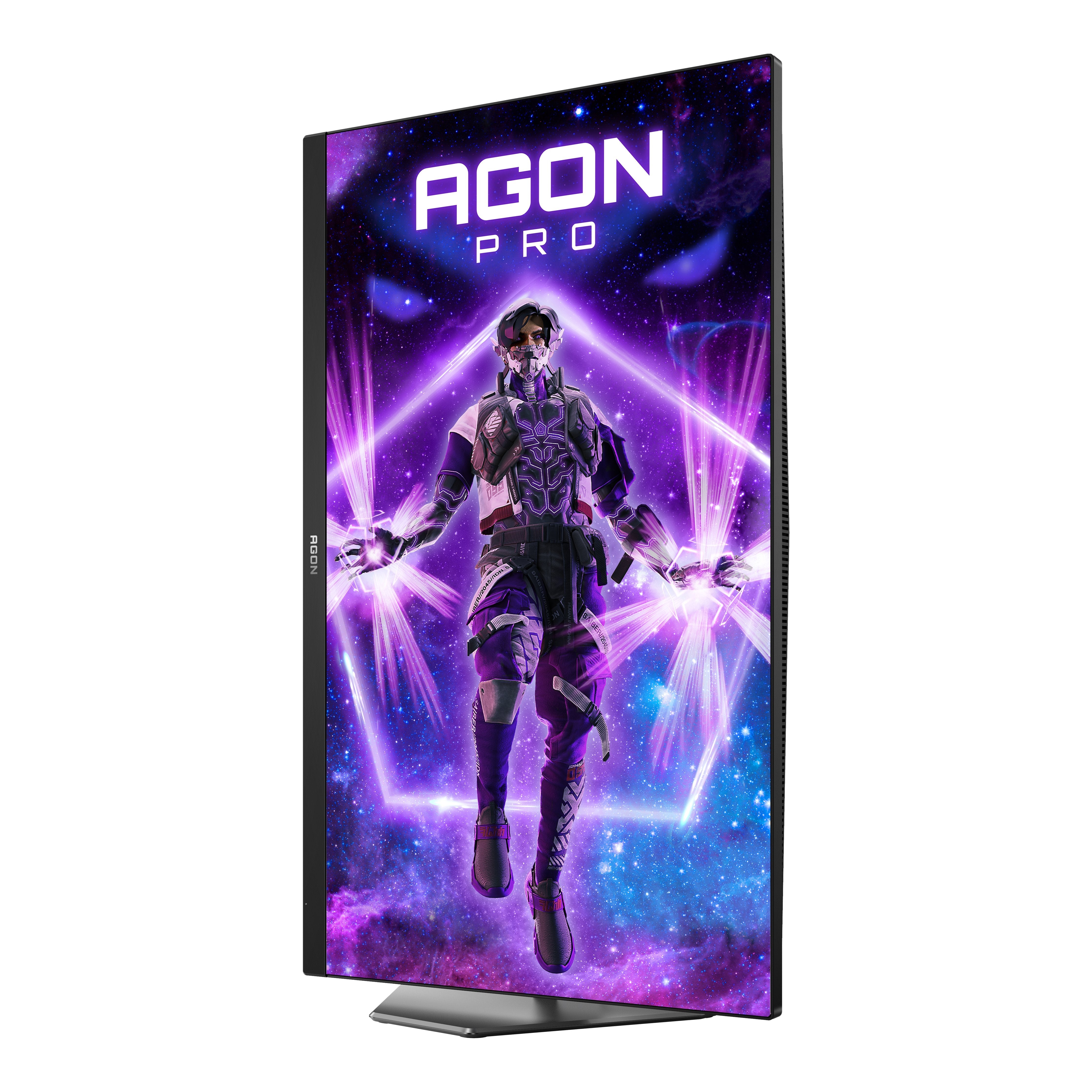 Monitor Aoc Ag276fk 27 "Negro (Matt)/Gris Oscuro, Fullhd, Fast-Ips, Usb Hub, Adaptive-Sync, Panel De 520hz Ag276fk