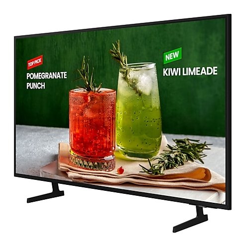 Samsung Lh65bedhlguxen Pantalla Plana Para Señalización Digital 165,1 Cm (65") Wifi 4k Ultra Hd Negro Tizen 16/7