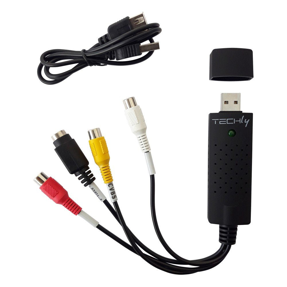 EAN 8059018360844 - Techly I-USB-VIDEO-700TY convertidor de señal de vídeo 720 x 576 Pixeles imagen 1