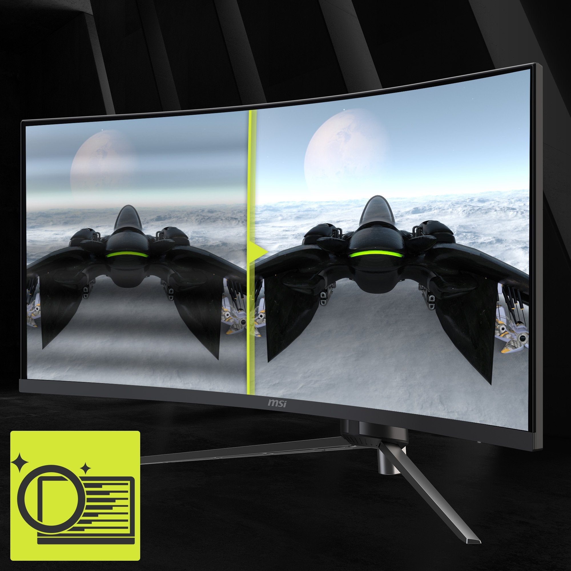 EAN 4711377140805 - MSI MAG 345CQRDE pantalla para PC 86,4 cm (34") 3440 x 1440 Pixeles UltraWide Dual Quad HD Negro imagen 11