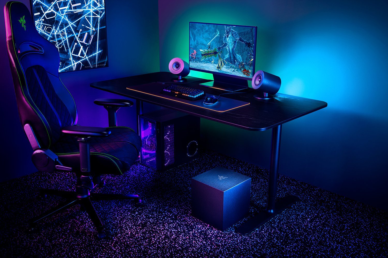 Altavoces Razer Nommo V2, 2.1 Gaming Rz05-04750100-R3g1