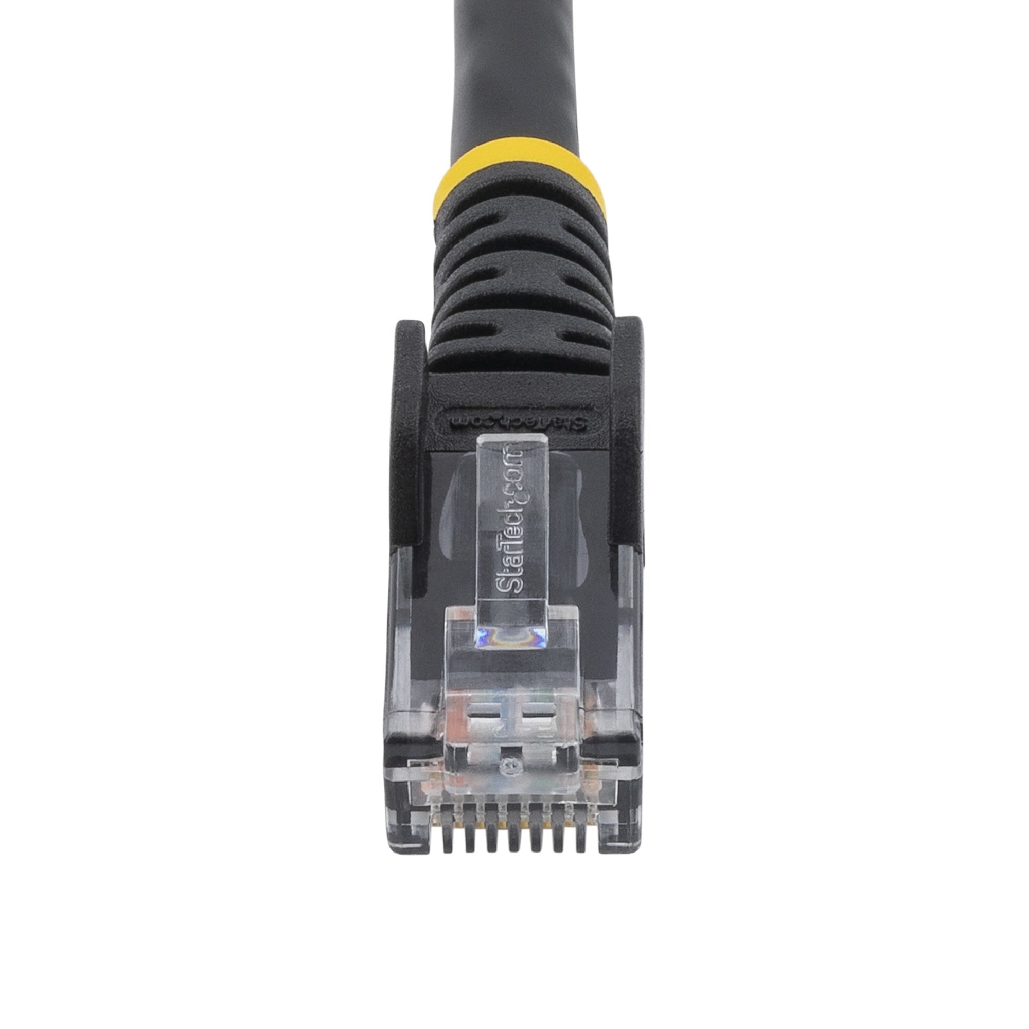 Cable De Red 10m Negro Cat5e Cabl Ethernet Sin Enganche