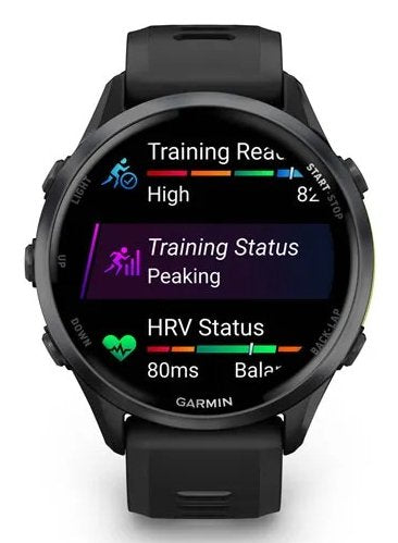 EAN 753759349929 - Garmin Forerunner 970 3,56 cm (1.4") AMOLED Digital 454 x 454 Pixeles Pantalla táctil Negro, Amarillo Wifi imagen 6