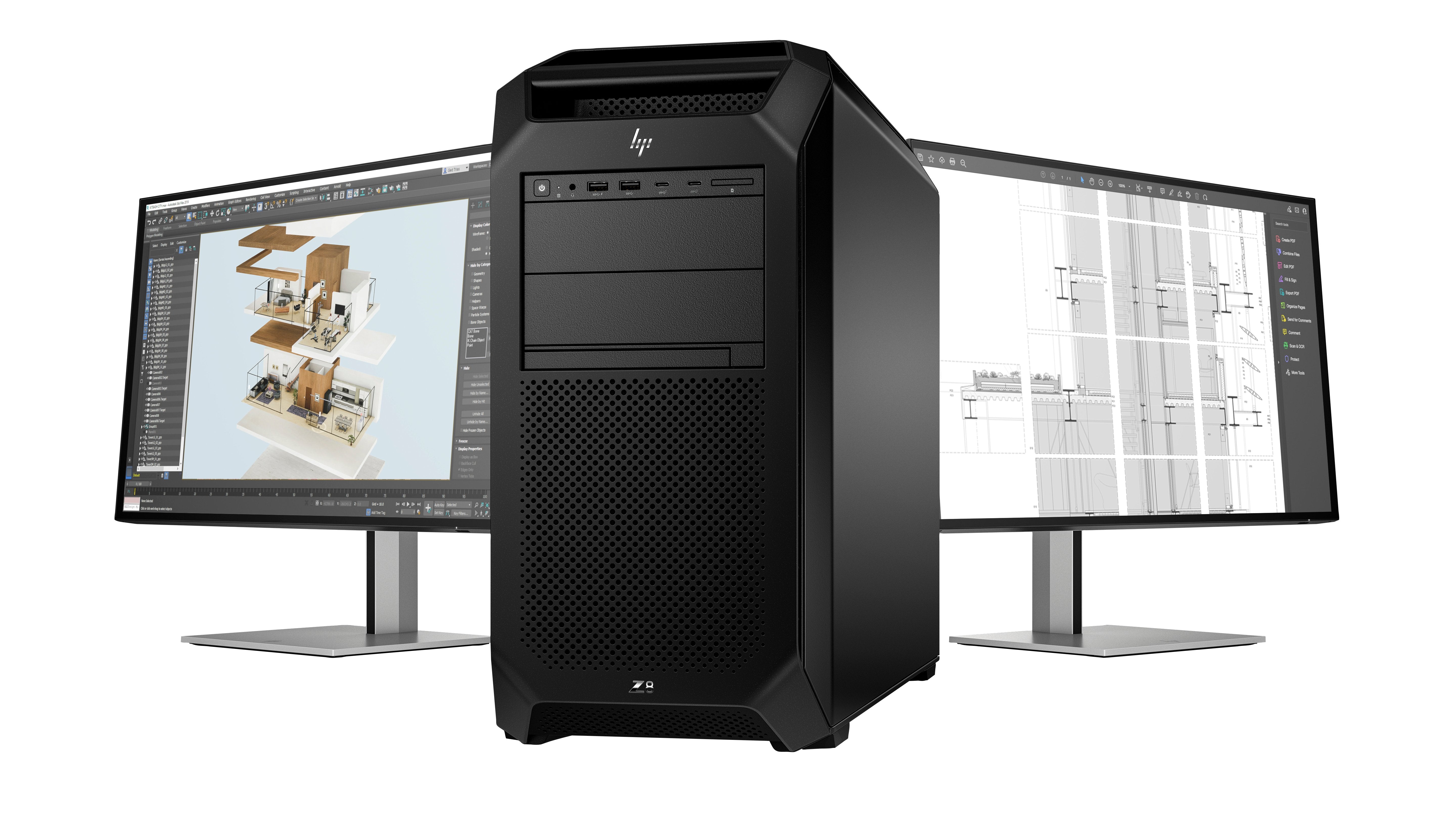 EAN 0197497600797 - HP Z8 Fury G5 Intel® Xeon® W w5-3423 32 GB DDR5-SDRAM 1 TB SSD Windows 11 Pro Torre Puesto de trabajo AI imagen 7