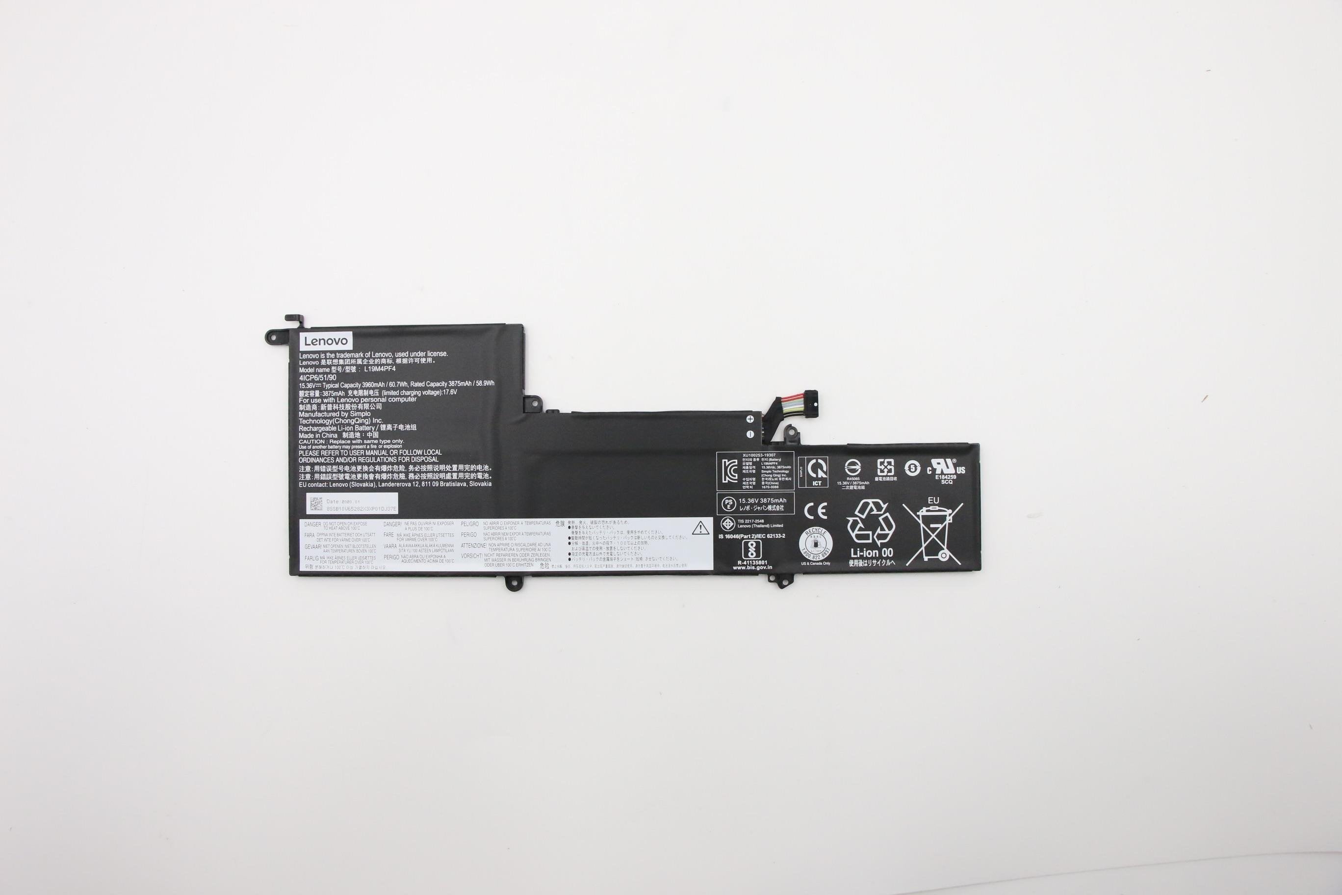 Sp/A L19m4pf4 15.36v60.7wh4cel - L - Warranty: 6m