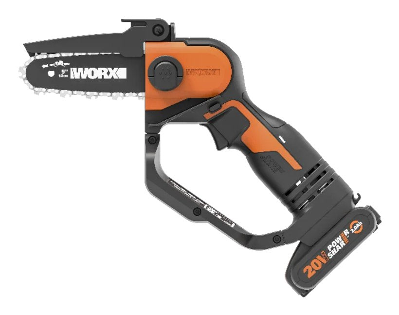 Worx Compact Chainsaw Cordless 20v Con Bateríapack And Charger (Wg324e)