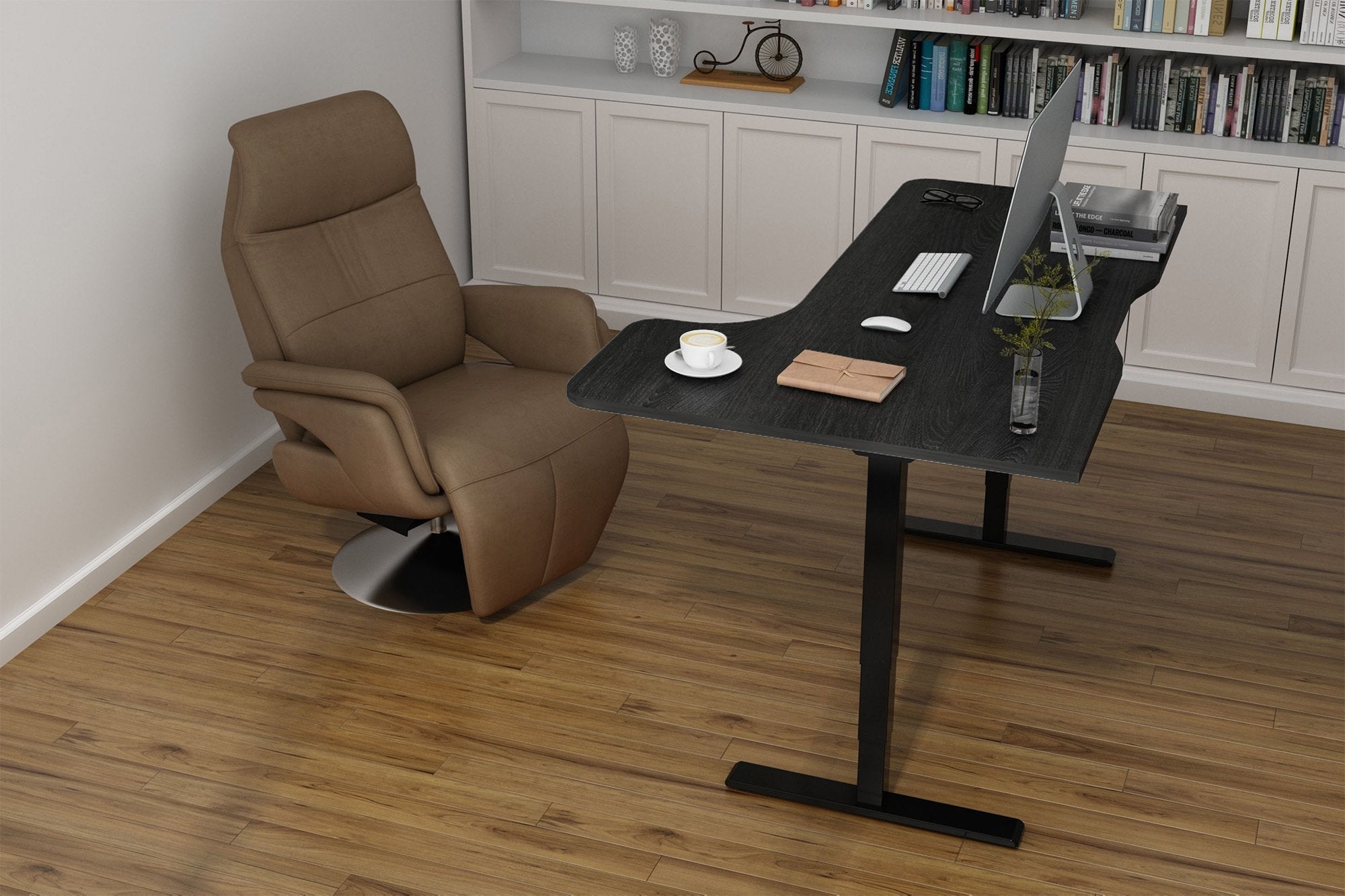 Digitus Bastidor De Mesa Eléctrico De Altura Regulable, Motor Doble, 3 Niveles, Negro