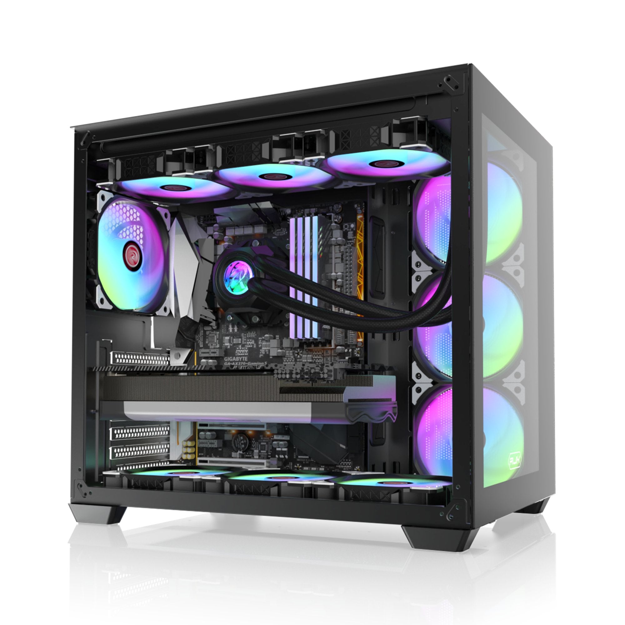 EAN 4715109924237 - RAIJINTEK PAEAN C7 TG4 Midi Tower Negro imagen 4