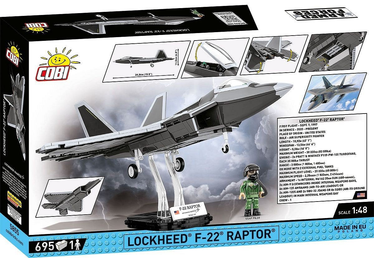 EAN 5902251058555 - COBI Lockheed F-22 Raptor imagen 16