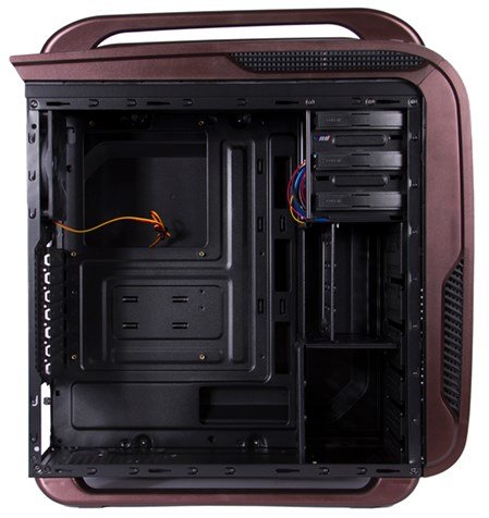 Caja Pc Black Lion It1523 Midi Tower Negro, Burdeos